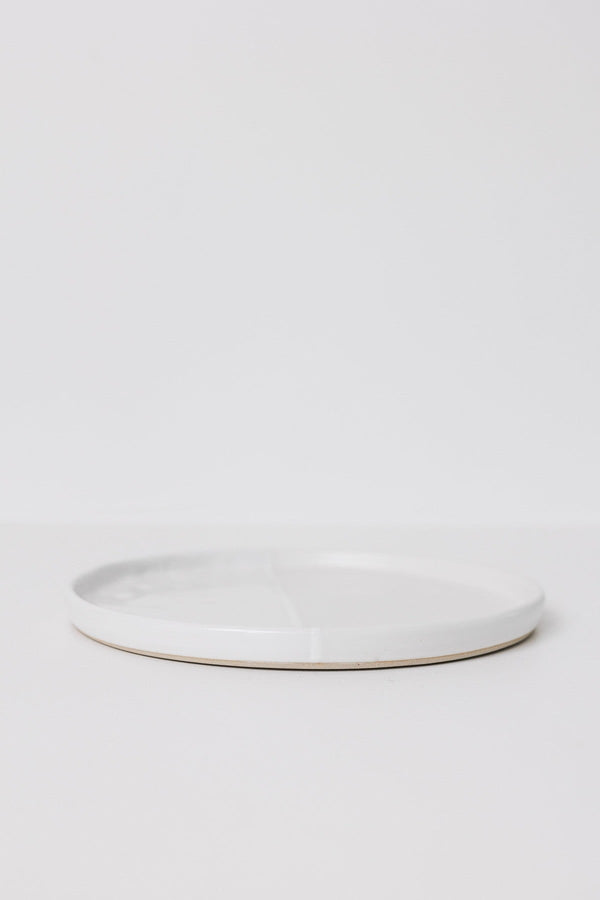 Sonnet Dinner Plate - Matte White/Glossy White - Set of 6