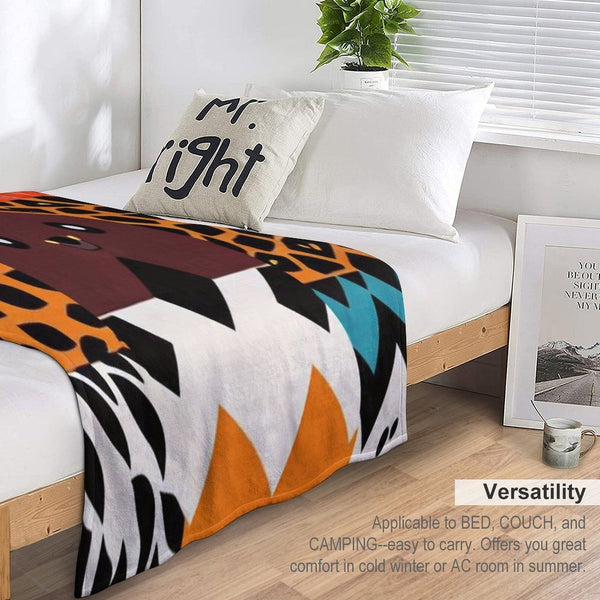 Animal Print Multi-functional Throw Blanket
