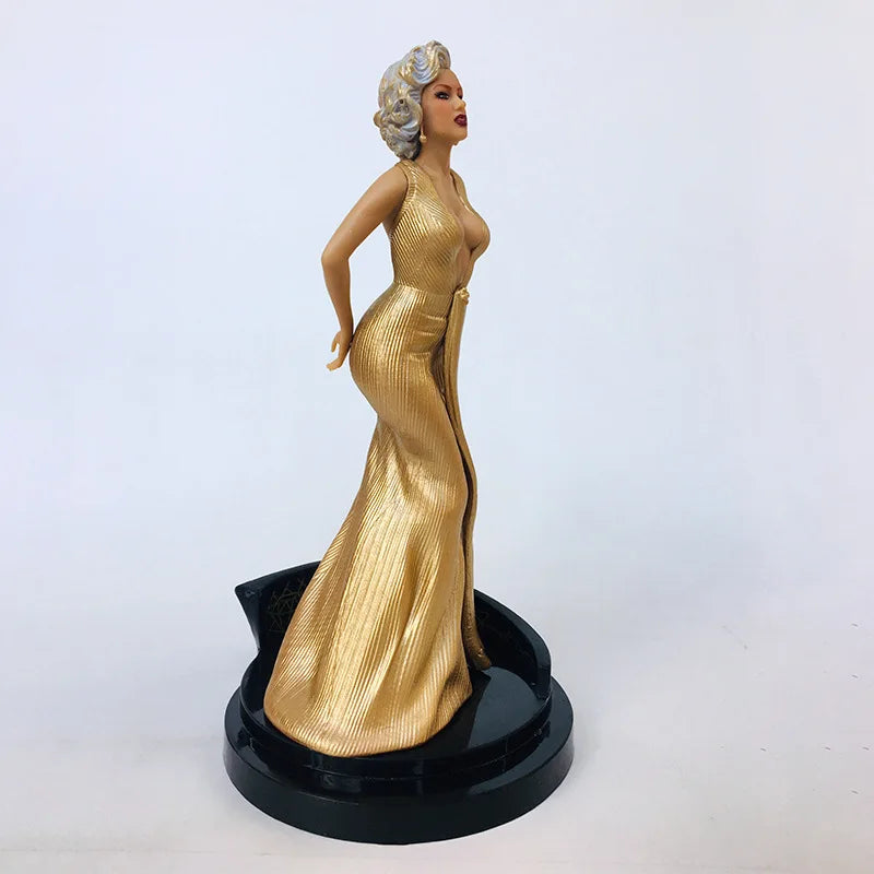 Hot toys Marilyn Monroe beautiful woman Immovable statue With base cake Pendant Collectible decoration Model Toy Figures gifts