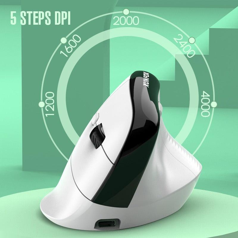 Vertical Mouse Charging Wireless Bluetooth Dual Mode Mouse Business Silent Office Computer
