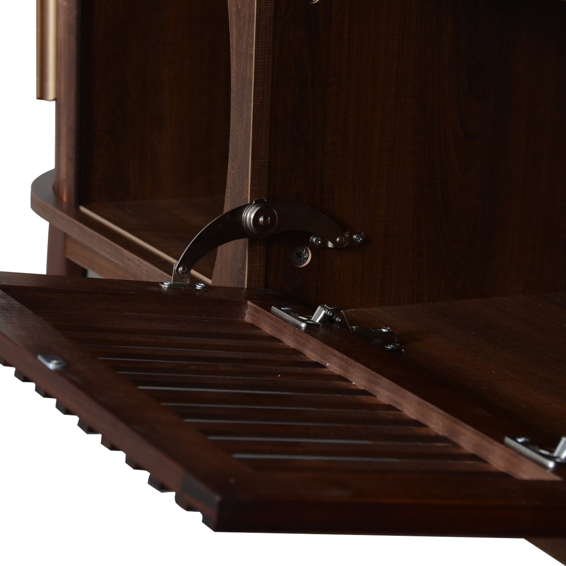 Modern Farmhouse TV Stand for 75' TVs, Wood Entertainment Center with Storage Cabinet, TV Console Table for Living Room, Bedroom