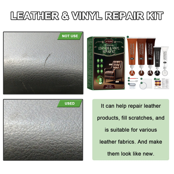 Furniture Leather Restoration Kit, Furniture Sofa Leather Bag Renovation Anti-Cracking Maintenance Care