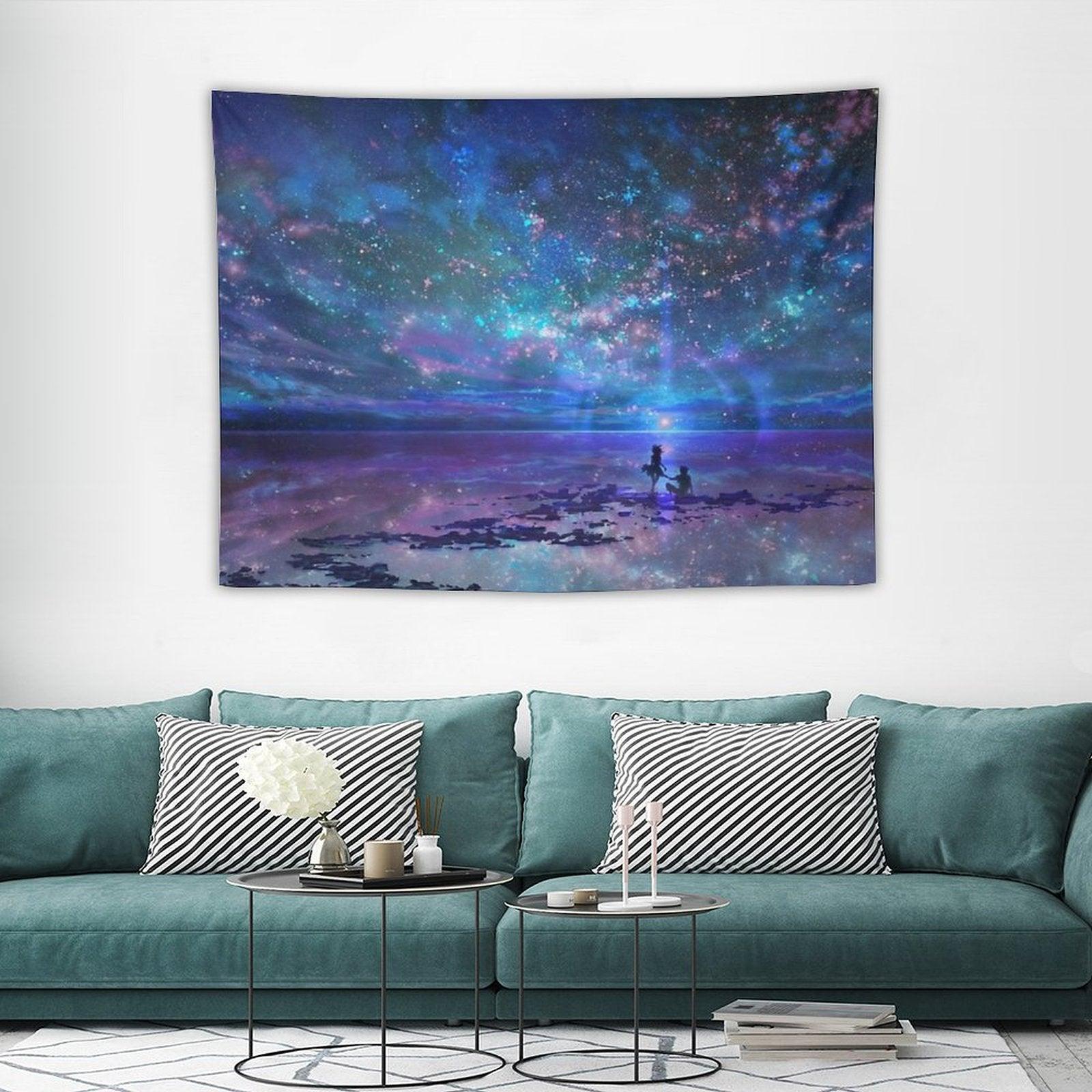 Ocean, Stars, Sky, And You Tapestry