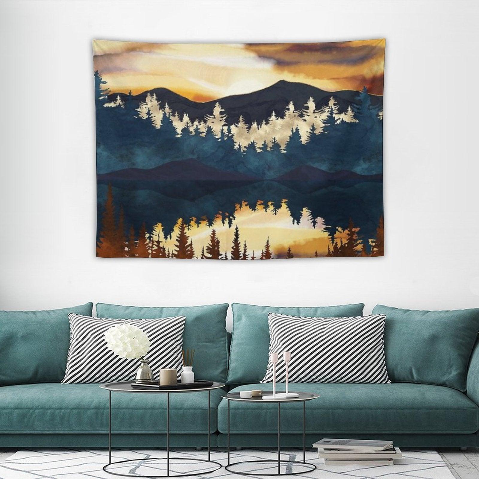 Fall Sunset Tapestry