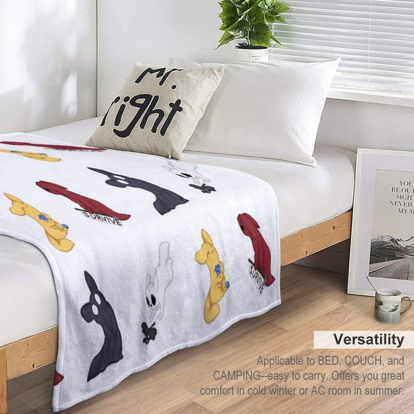 Rain World Slugcats Throw Blanket