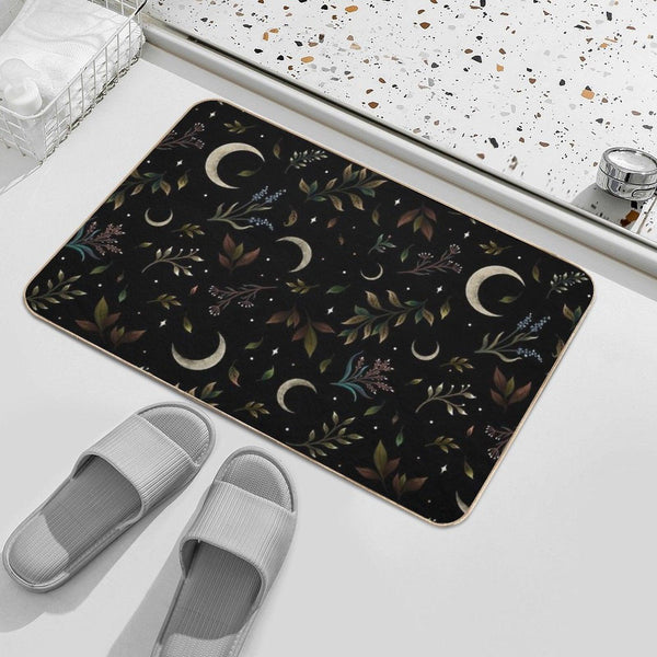 Crescent Moon Garden Bath Mat