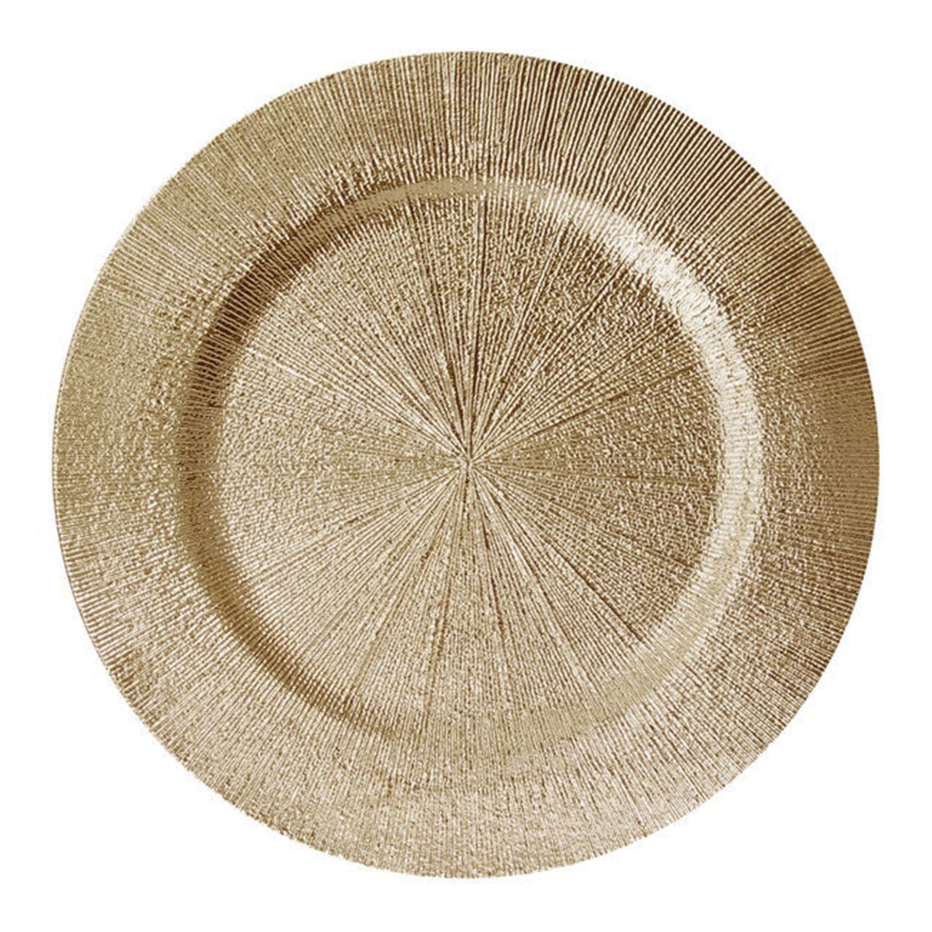 VIENNA GOLD SET/4 CHARGER PLATES 13