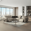 Nova Modern Style Sectional with Console and Bluetooth Speaker