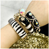 European and American fashion jewelry elephant enamel oil drip alloy open bracelet