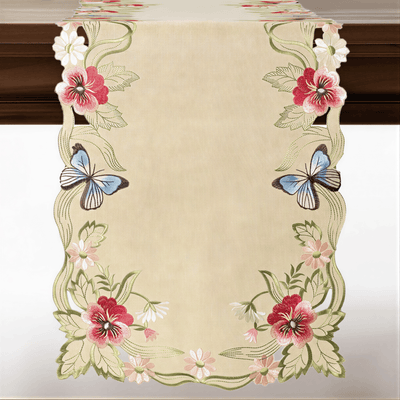 Beige Table Runner – Sandy Dune, 14x108 Inch