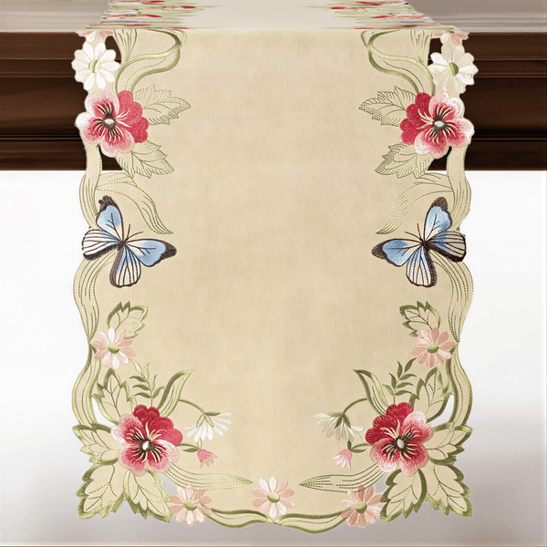 Beige Table Runner – Sandy Dune, 14x108 Inch
