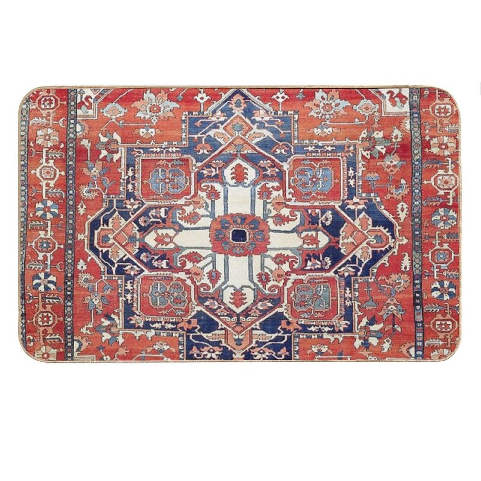 Heriz Azerbaijan Northwest Persian Rug Print Bath Mat