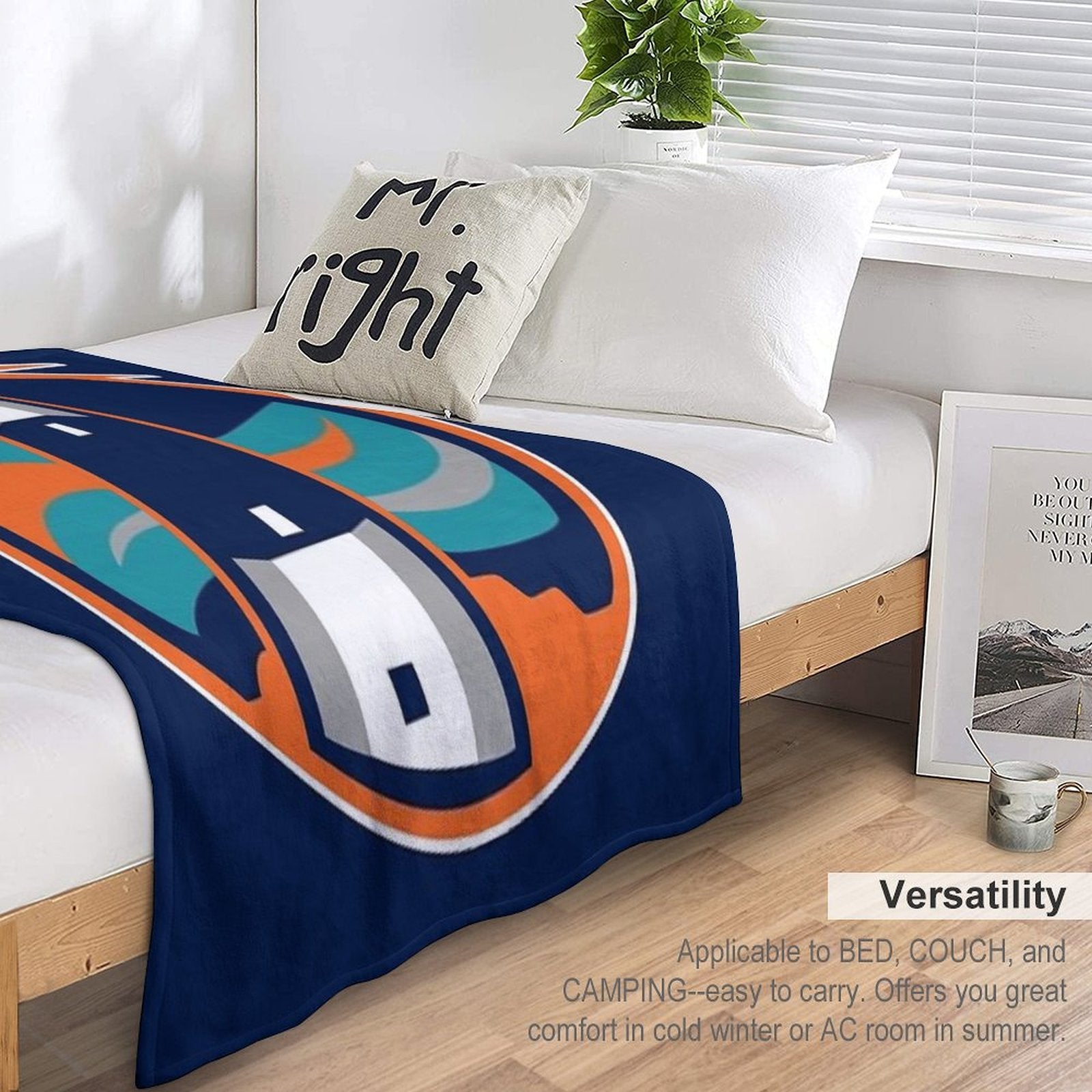 Islanders Lighthouse Reverse Retro Hockey Multi-functional Throw Blanket