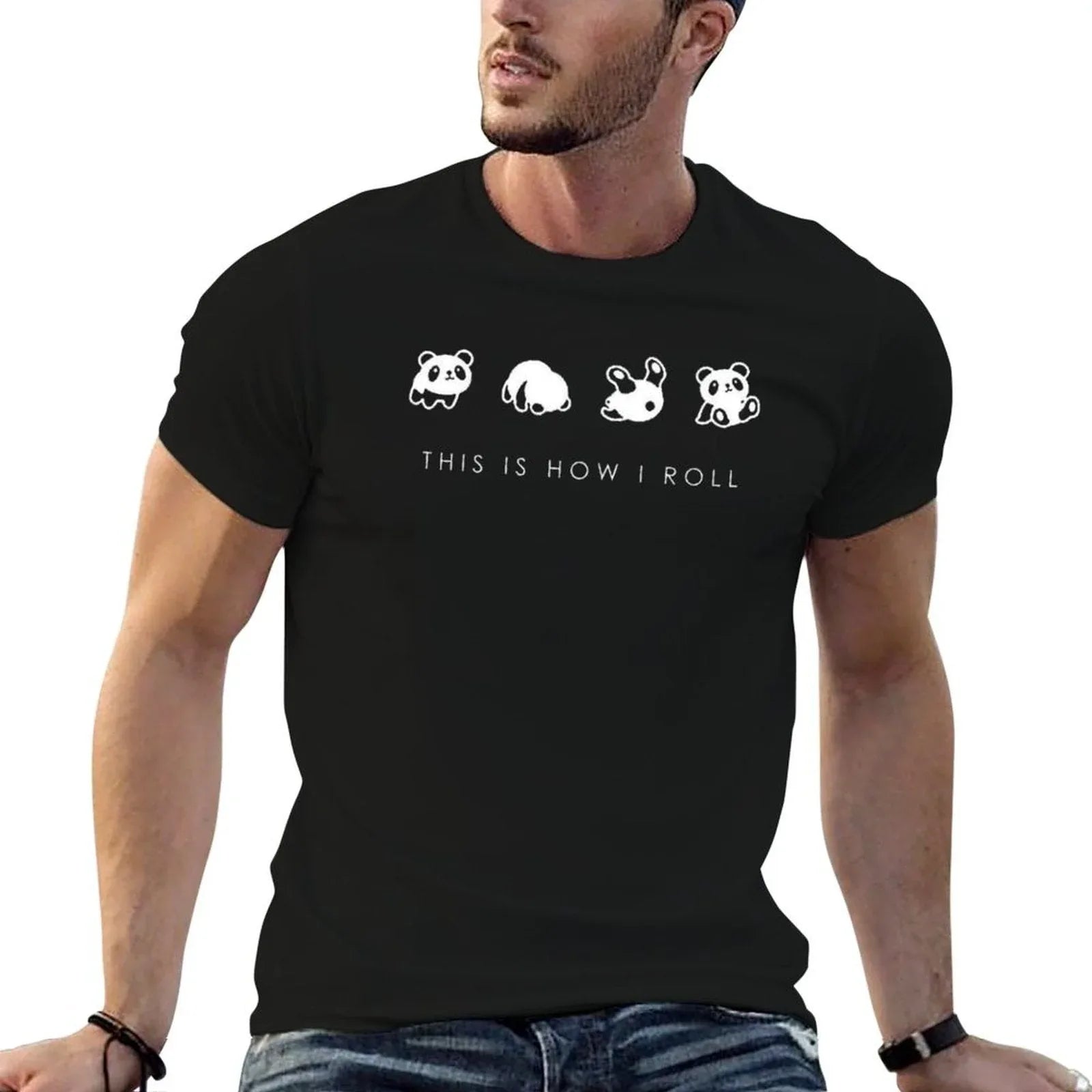 THIS IS HOW I ROLL  Slim-fit Cut T-Shirt