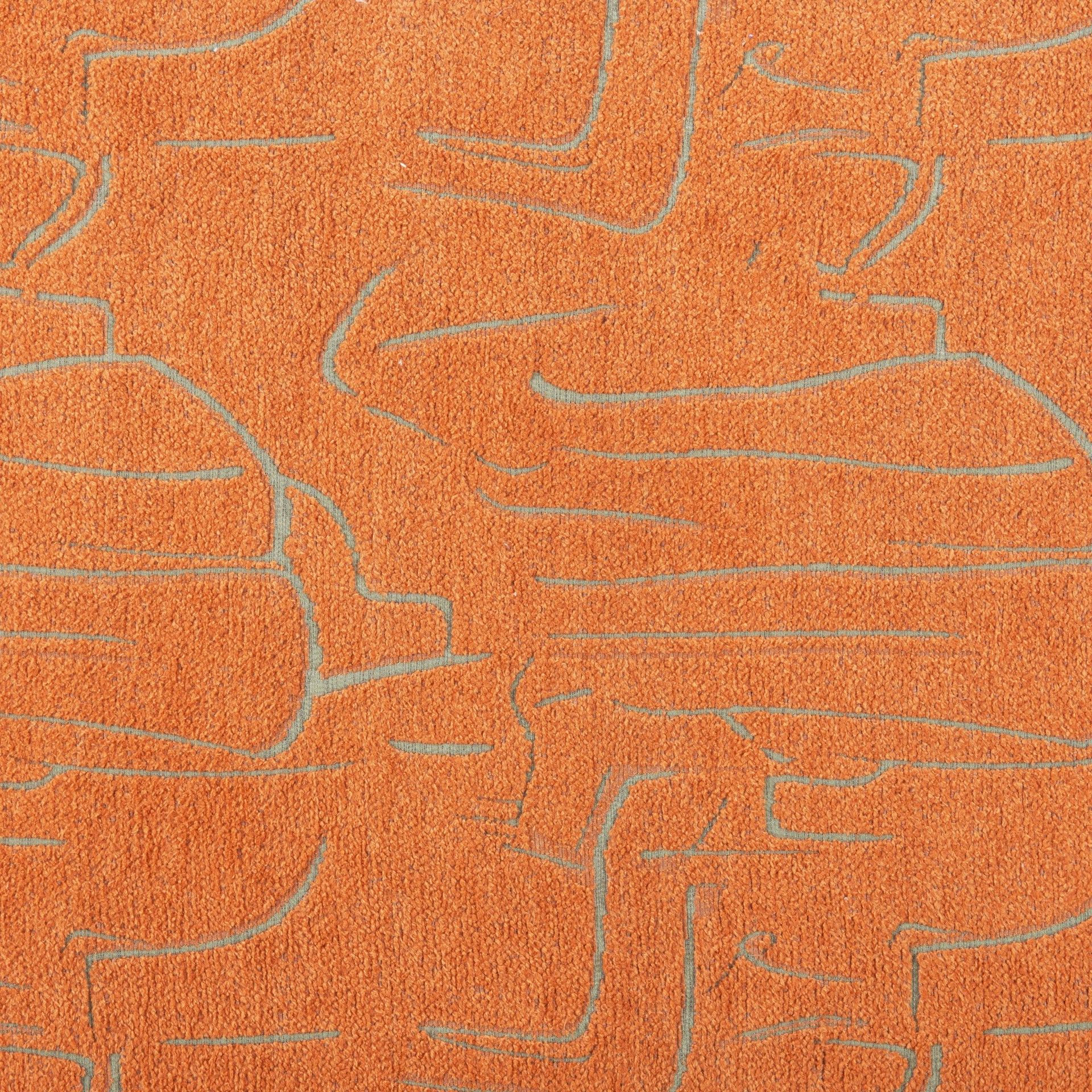 Nendo Bench Abstract Orange