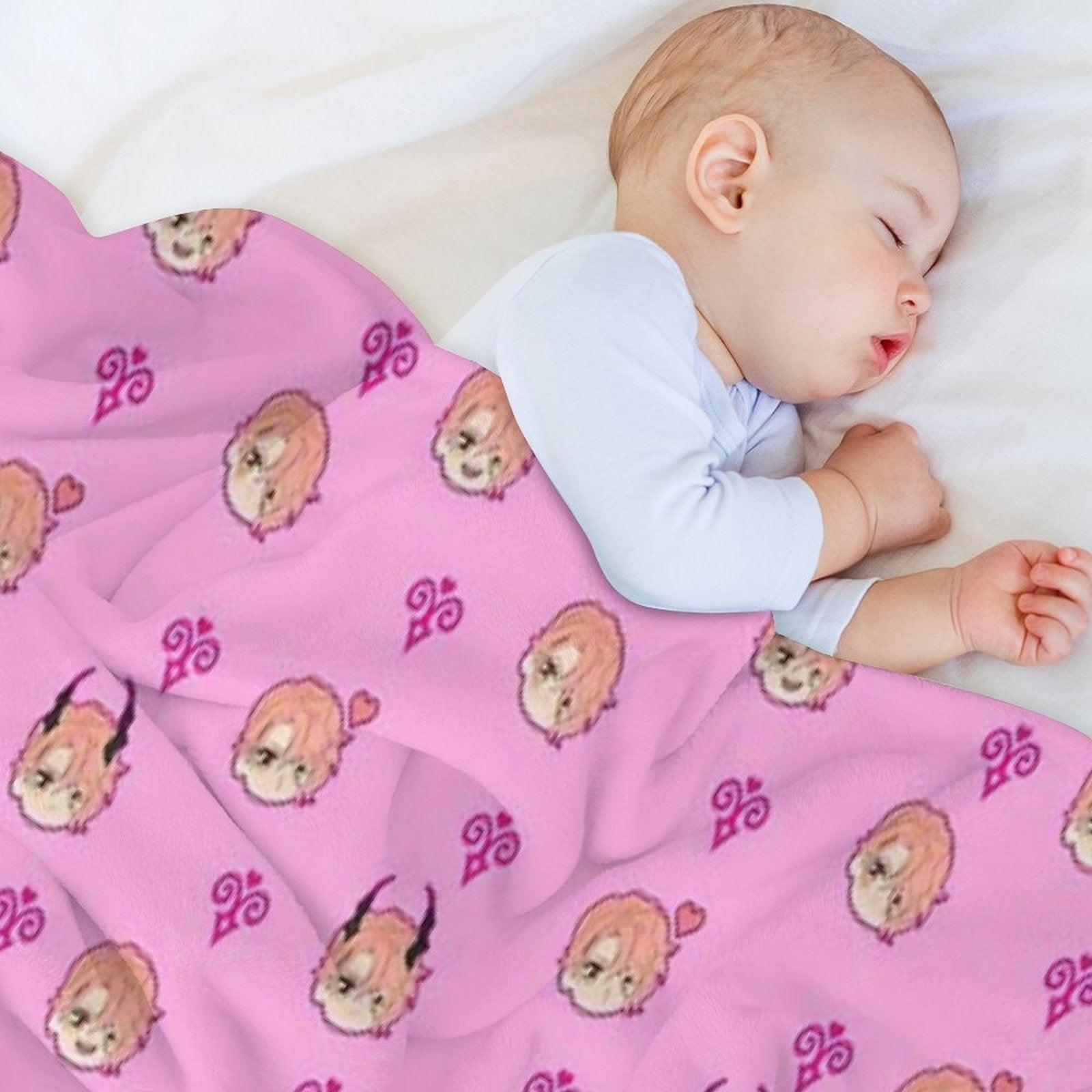 Obey Me - Asmo Pattern Throw Blanket