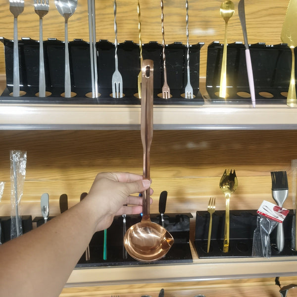 304 stainless steel oil separating spoon oil draining and filtering tool soup spoon