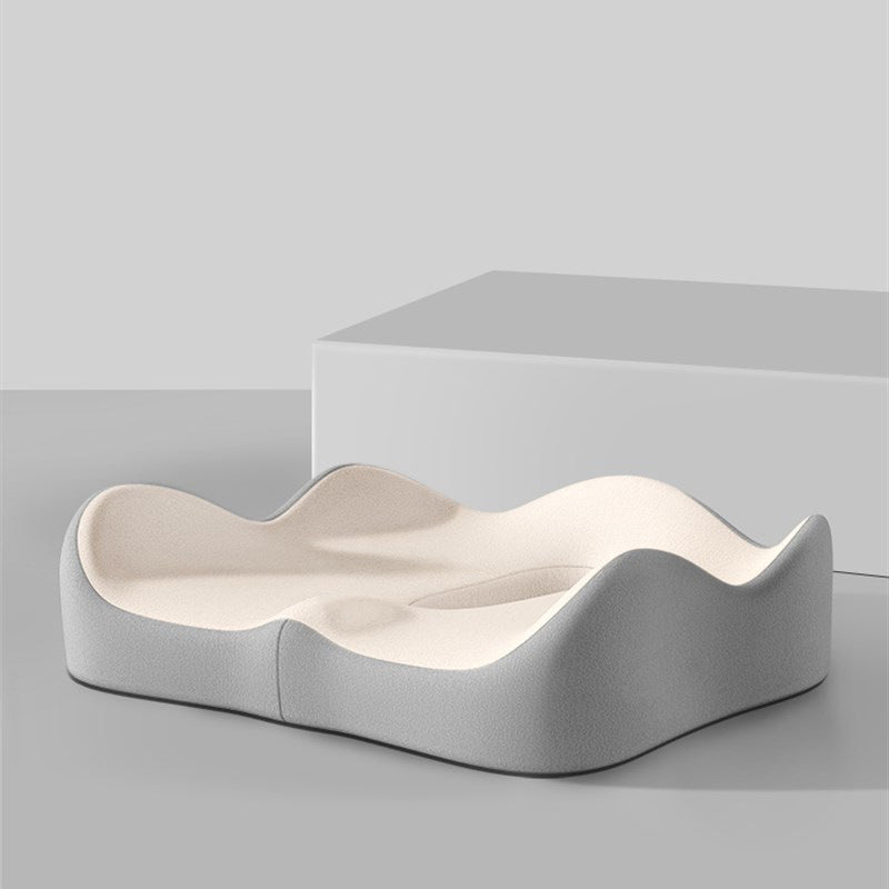 Memory foam car seat cushion. Ergonomic support. Relieves back/coccyx pain. Universal fit.