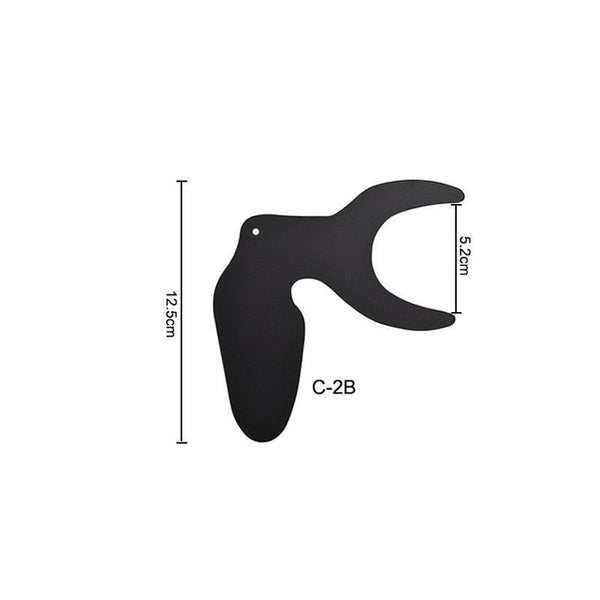 Dental orthodontic black background plate Intraoral photography background plate