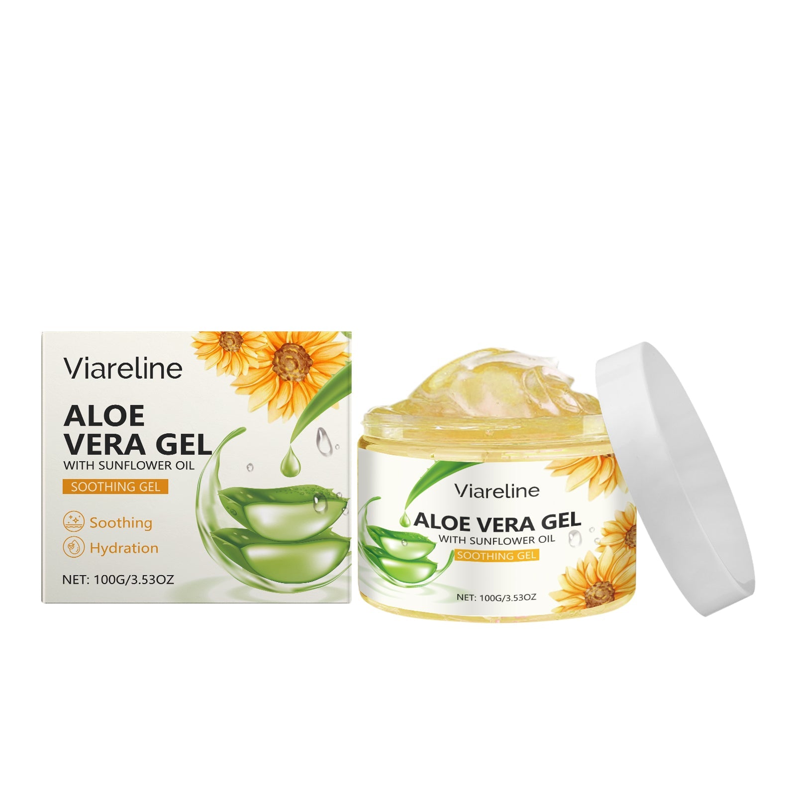 Sunflower Moisturizing Gel Moisturizing Face Essence Repair Gentle And Soothing After Sun Treatment