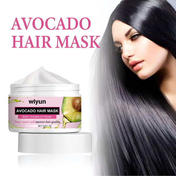 Avocado Hair Mask, Moist Smooth Hair Repair Damaged Hair Tail Hair Dry Short-Tempered Membrane