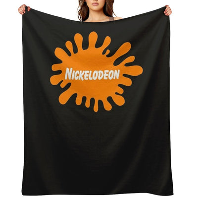 Nickelodeon Logo Classic T Shirt Gift-ready Throw Blanket