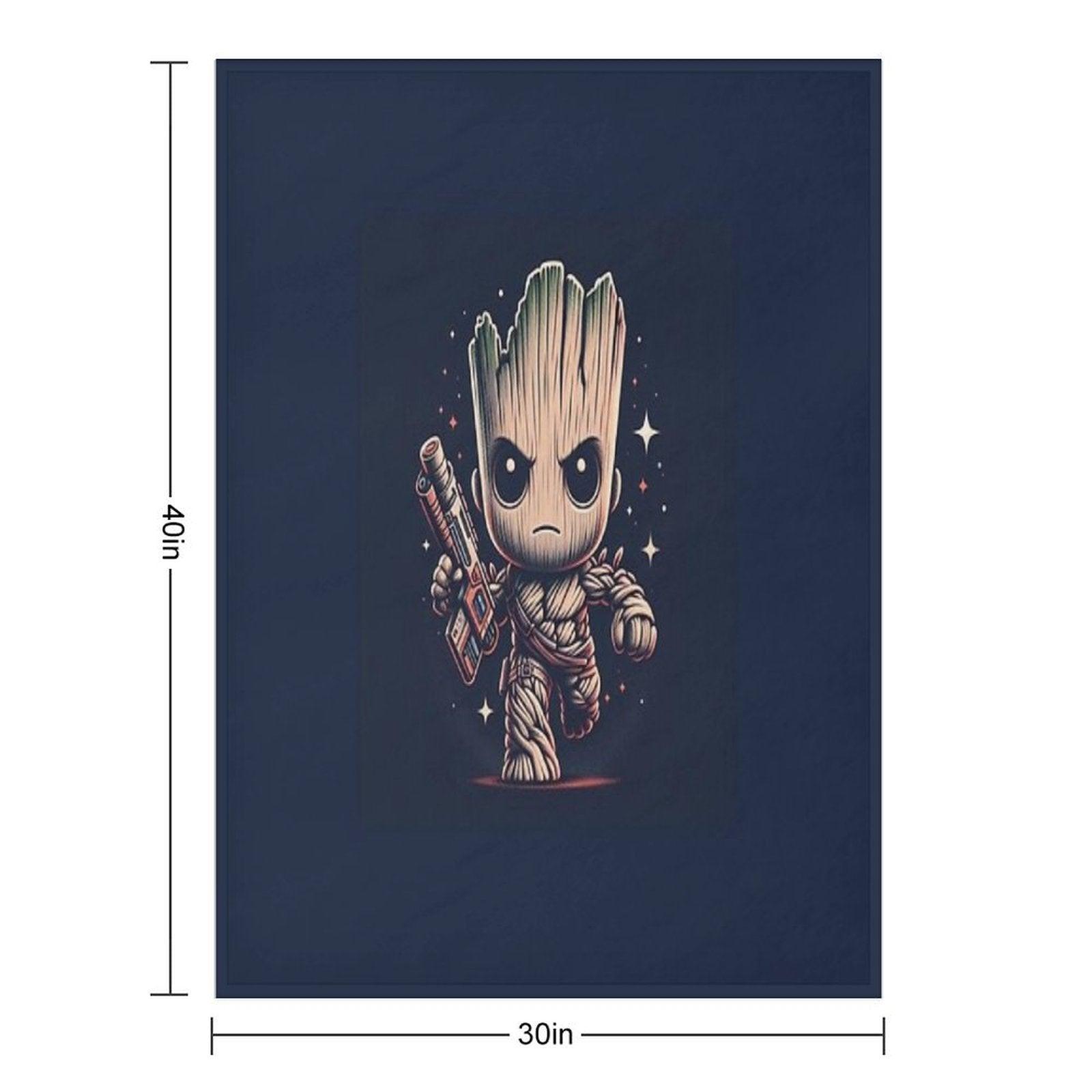 Baby Groot III Throw Blanket