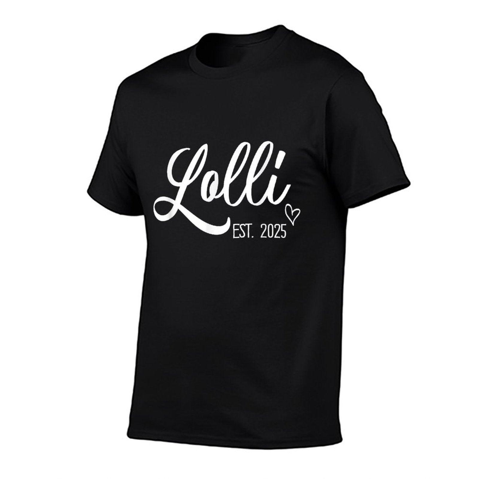 The Grandma Shop Lolli Grandma Est. 2025 Cute Trendy T-Shirt