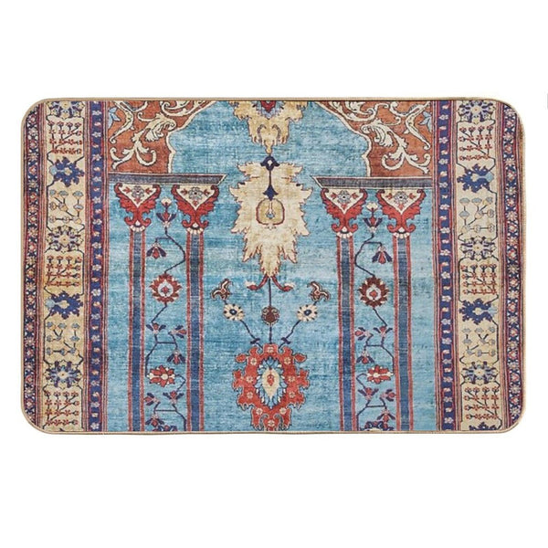 Antique Persian Silk Rug Print Bath Mat
