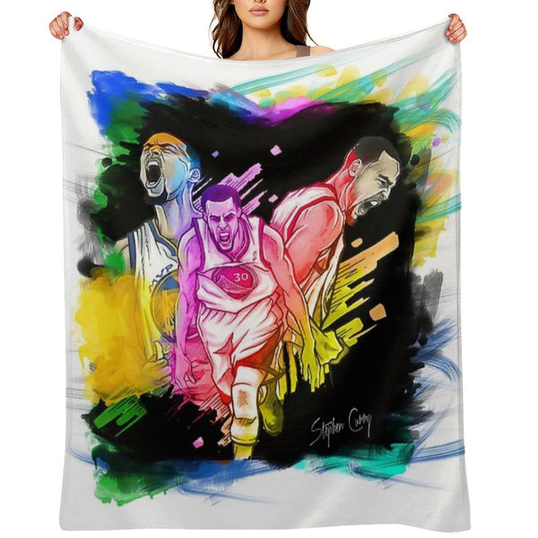 Steph Curry Machine-washable Throw Blanket