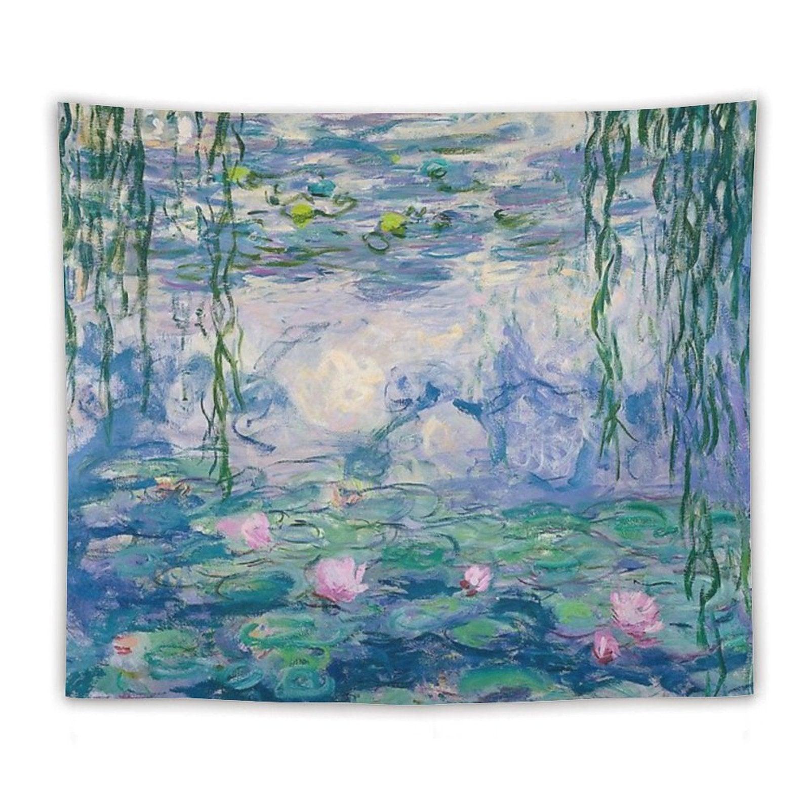Water Lilies Claude Monet Fine Art Tapestry