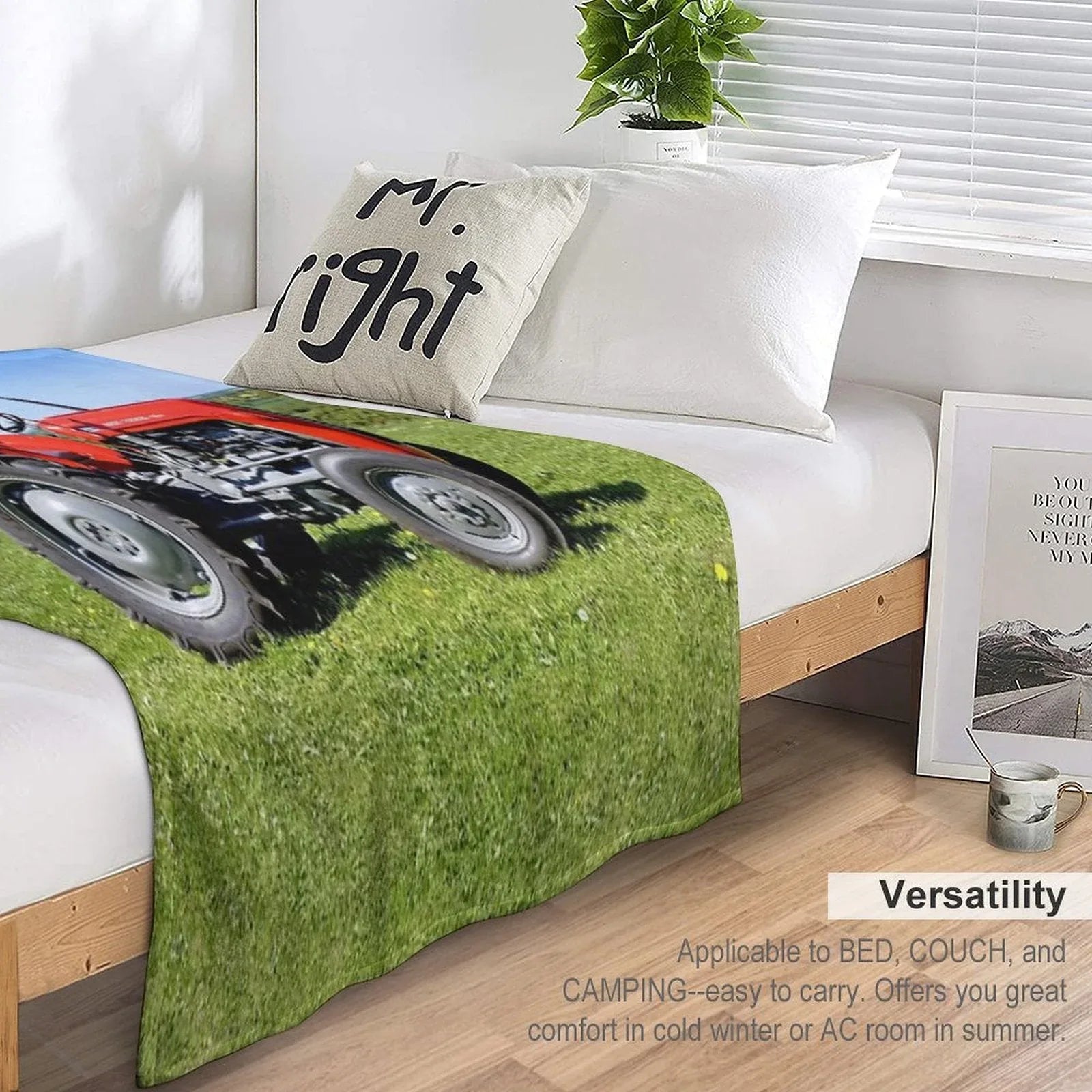 Massey Ferguson 35 Tractor Throw Blanket