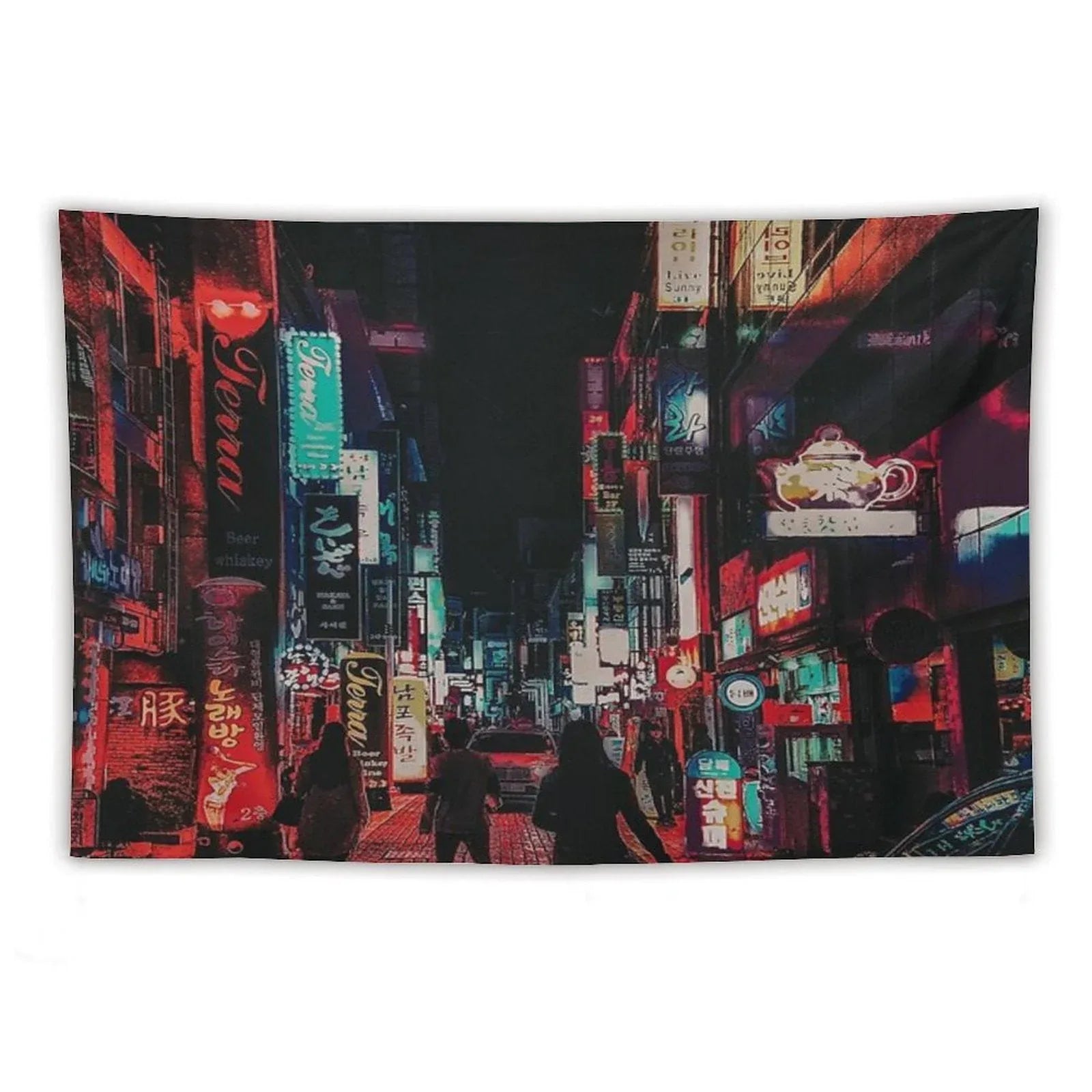 Retro Nights Tapestry