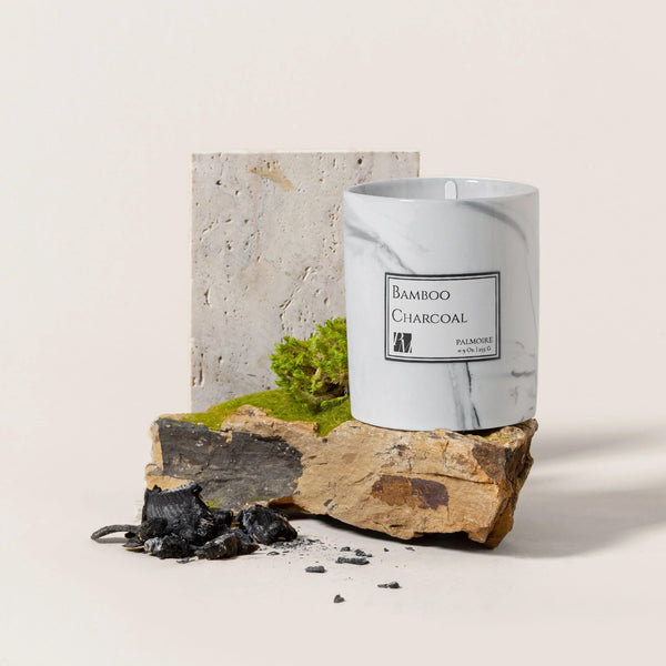 Bamboo Charcoal Soy Wax Candle - Gifts for You 'n Me