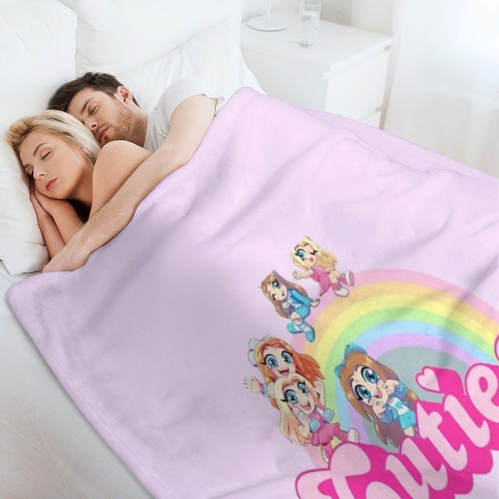 Mackenzie Turner Hey Cuties Throw Blanket
