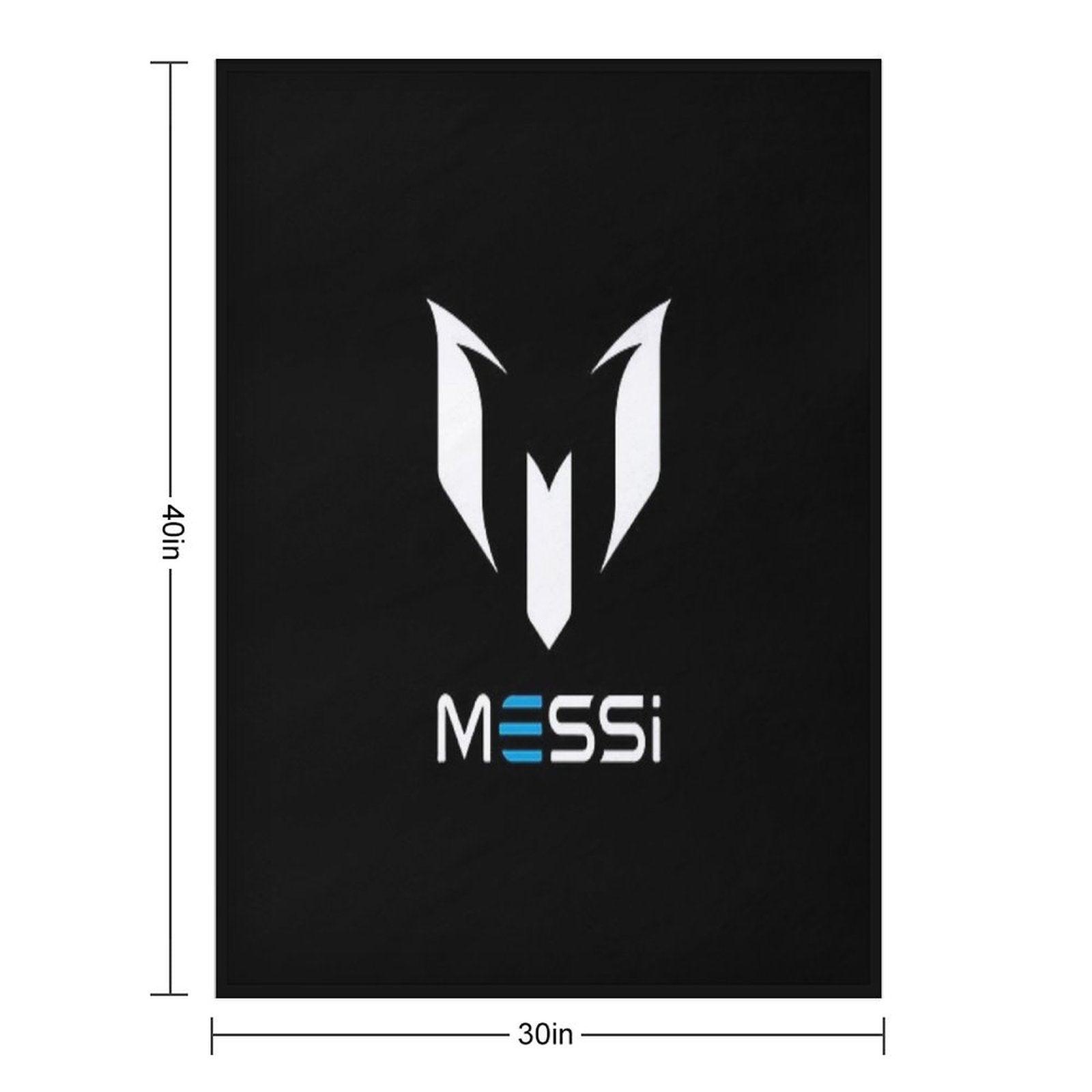 Lionel Messi Logo Throw Blanket