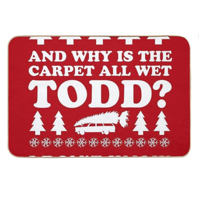Soggy Christmas Bath Mat