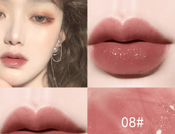 Dudu Lip Gloss Colorless Transparent Lip Gloss Bright Crystal Lip Gloss Glass Lip Fine Glitter Pearl With Shiny Jelly Color