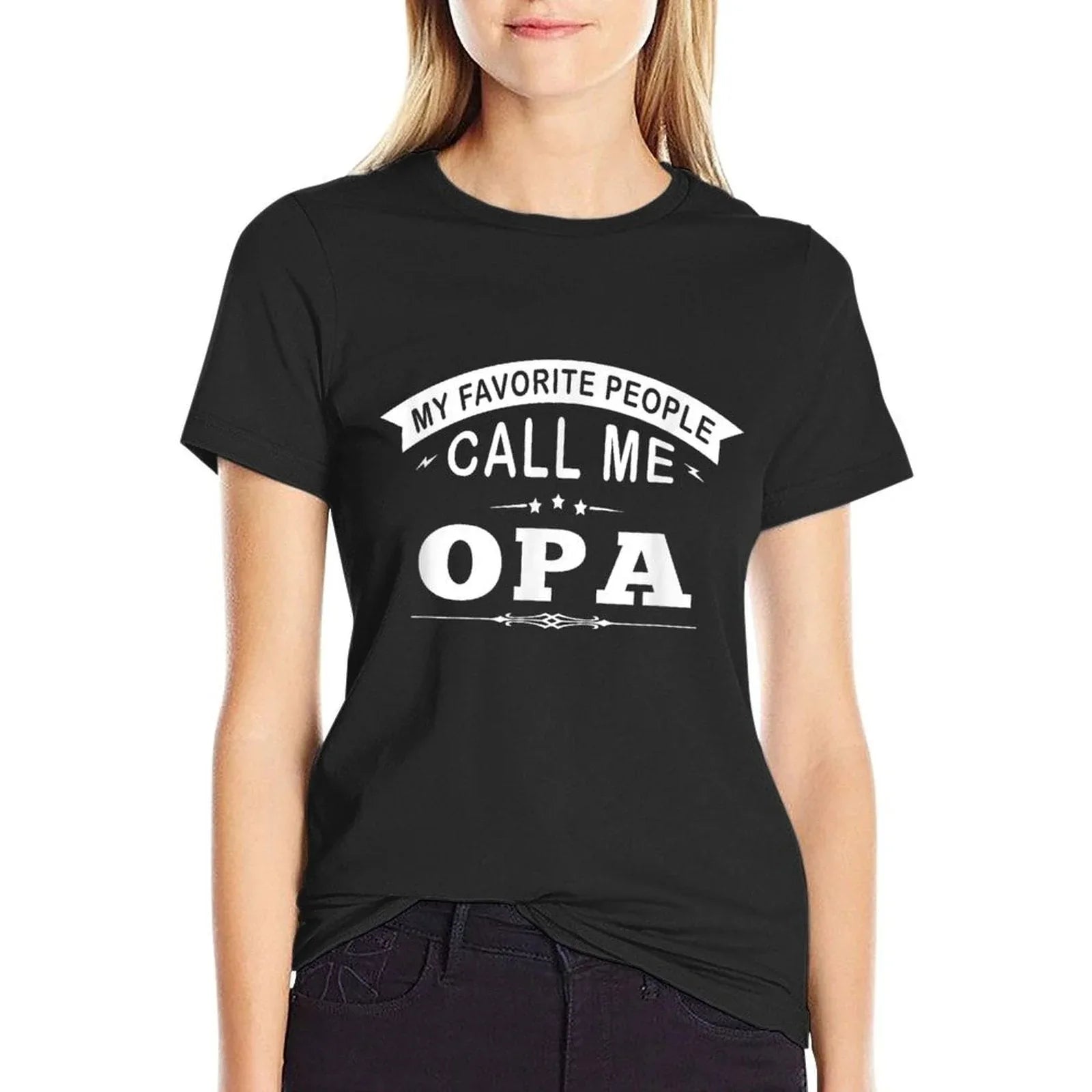 My Favorite People Call Me Opa Grandpa Gift Men T-Shirt