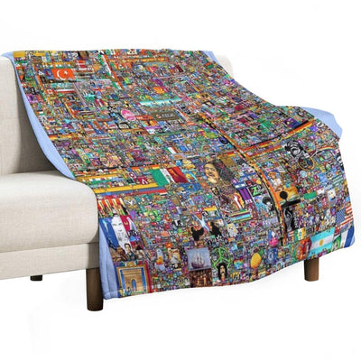 RPlace The Full 8K Version (Cleaned) Gift-ready Throw Blanket
