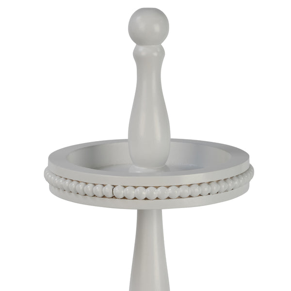3 Tier Wooden Beaded Display Stand - Black & White