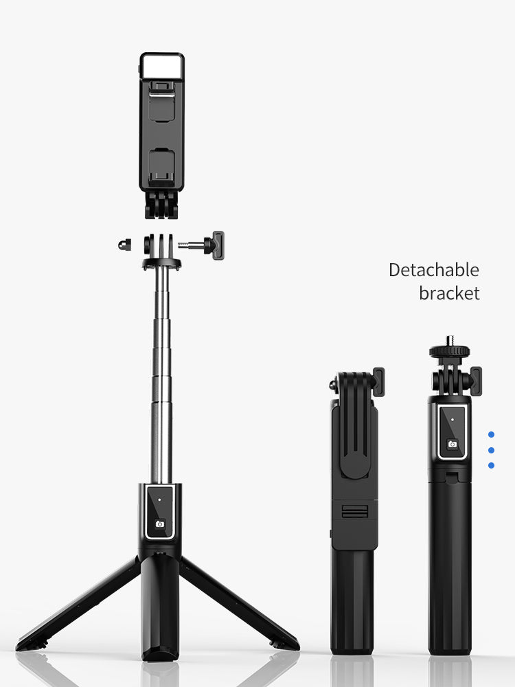 Extended P40S Bluetooth Selfie Stick Universal Live Tripod Selfie Stick for Android/iOS Mobile Phones