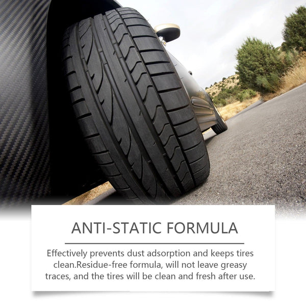 Automobile Tire Polish, Tire Stain Cleaning Refurbished Waterproof Anti-Fouling Protection Tire Aging