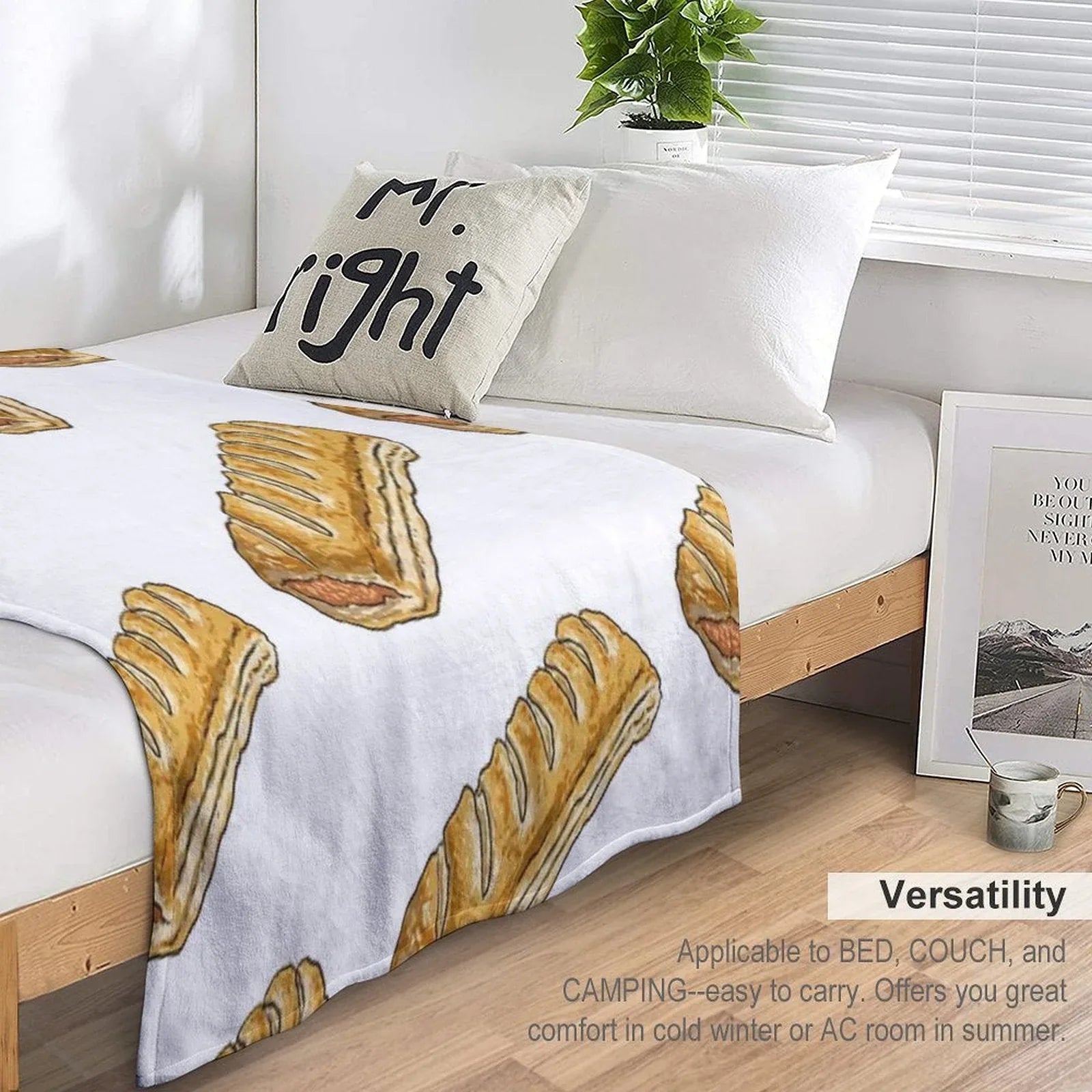 Sausage Roll Throw Blanket