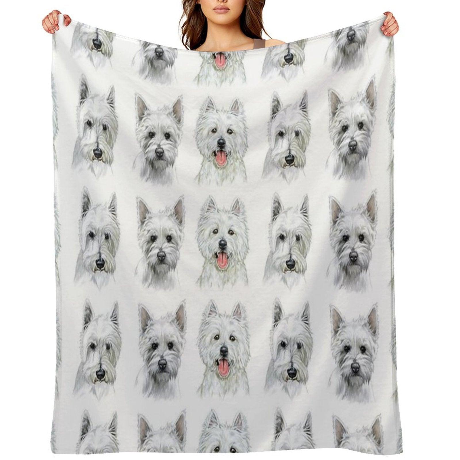 Westies Throw Blanket