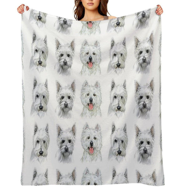Westies Throw Blanket