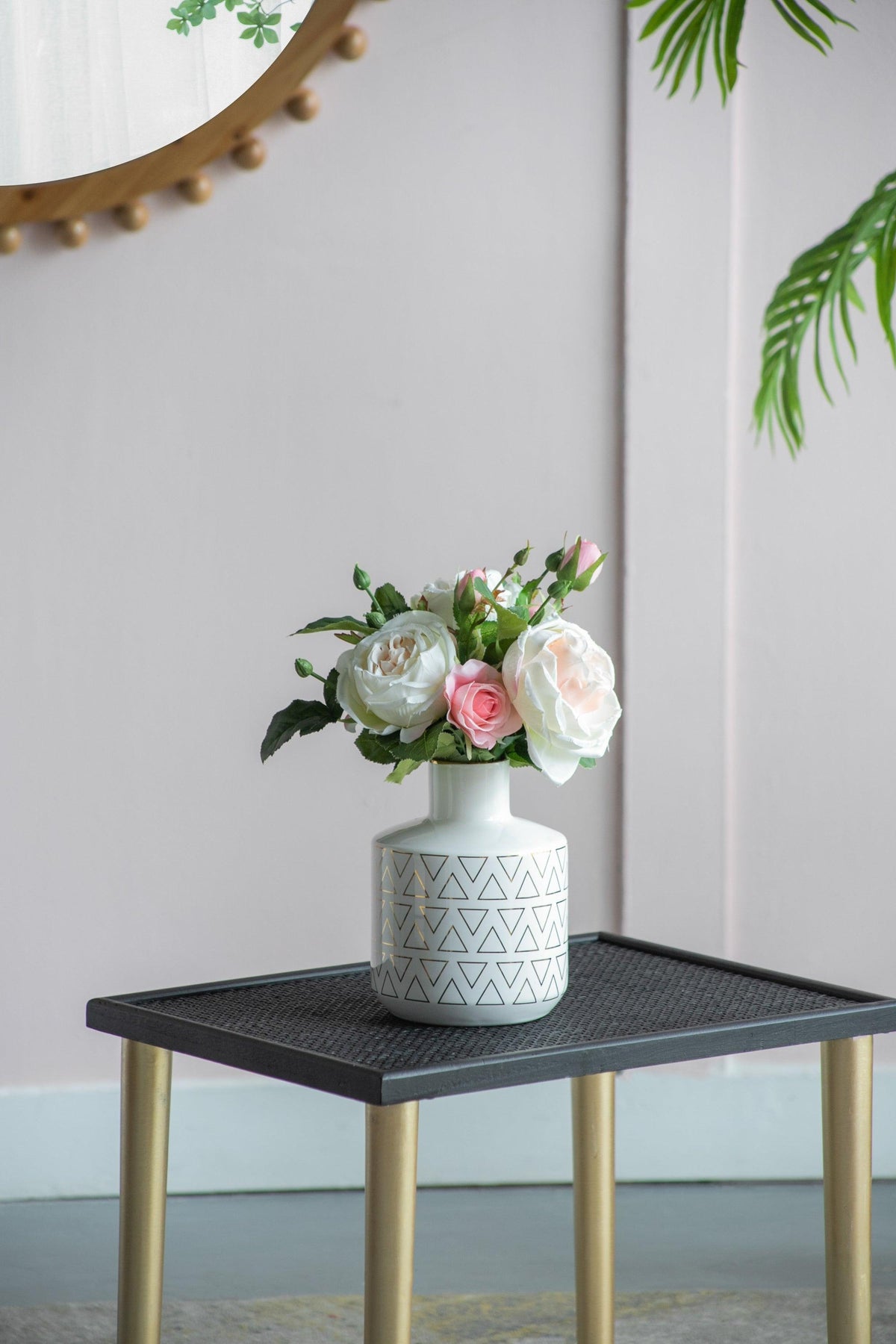 Modern Geometric Decorative Accent Vase