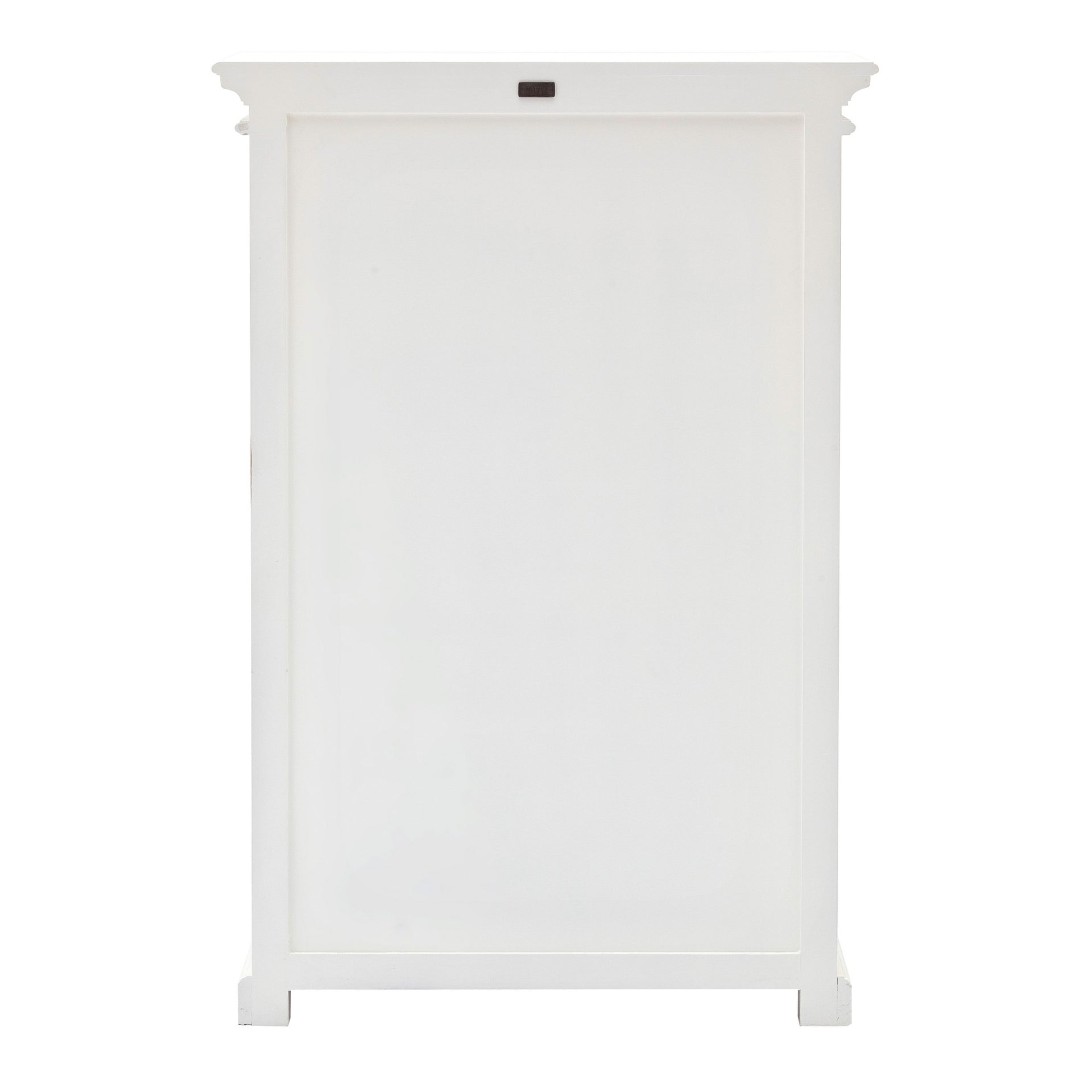 Classic White Two Level Storage Cabinet