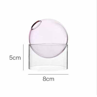 Nordic Colored Bubble Glass Vase