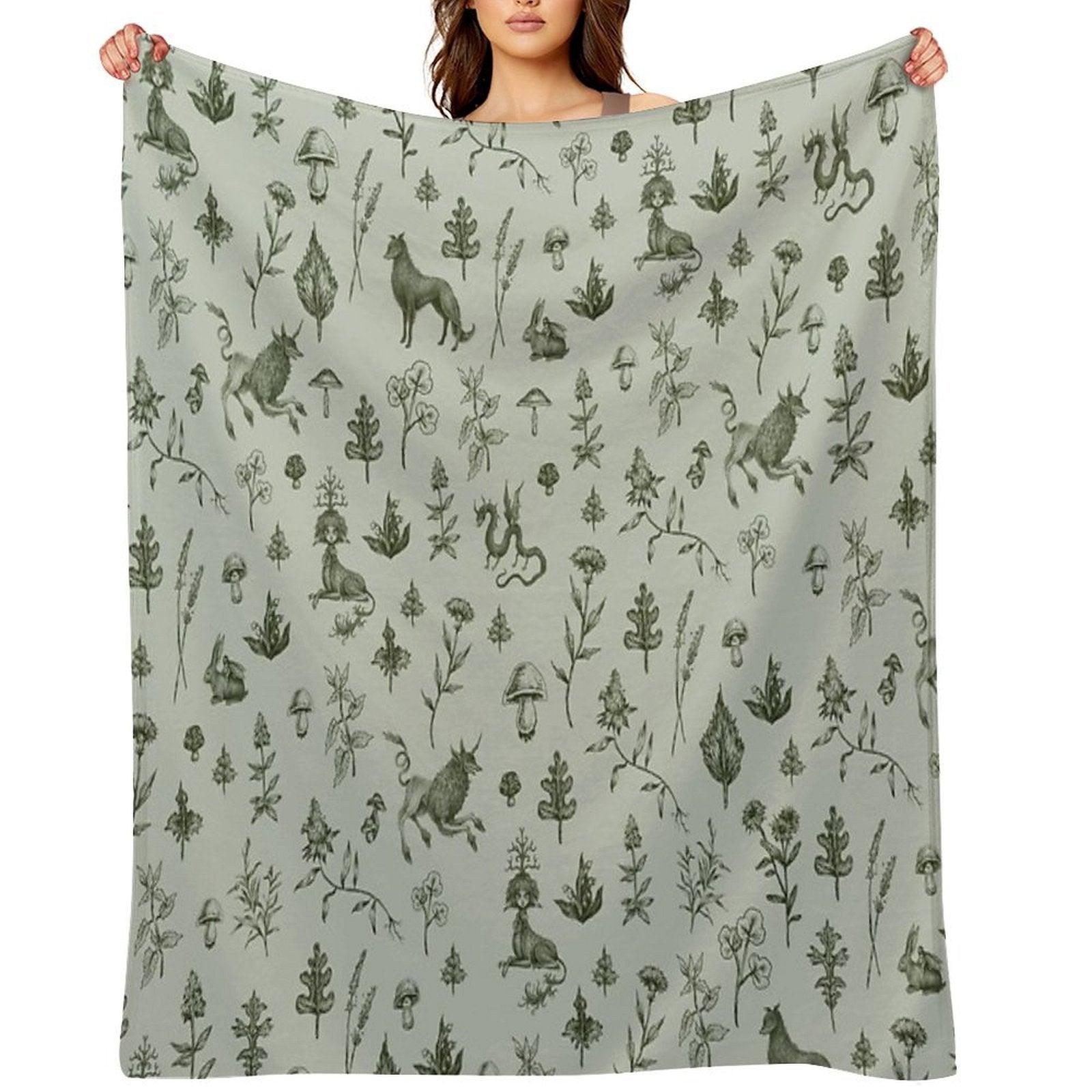 Medieval Dingus Party! Throw Blanket